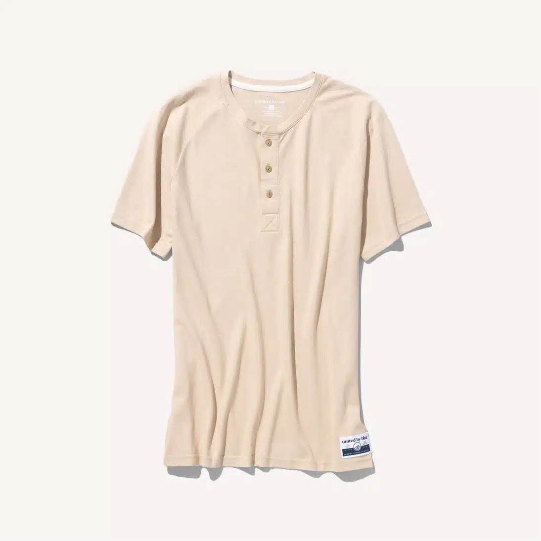 United By Blue EcoKnit Short Sleeves Henley