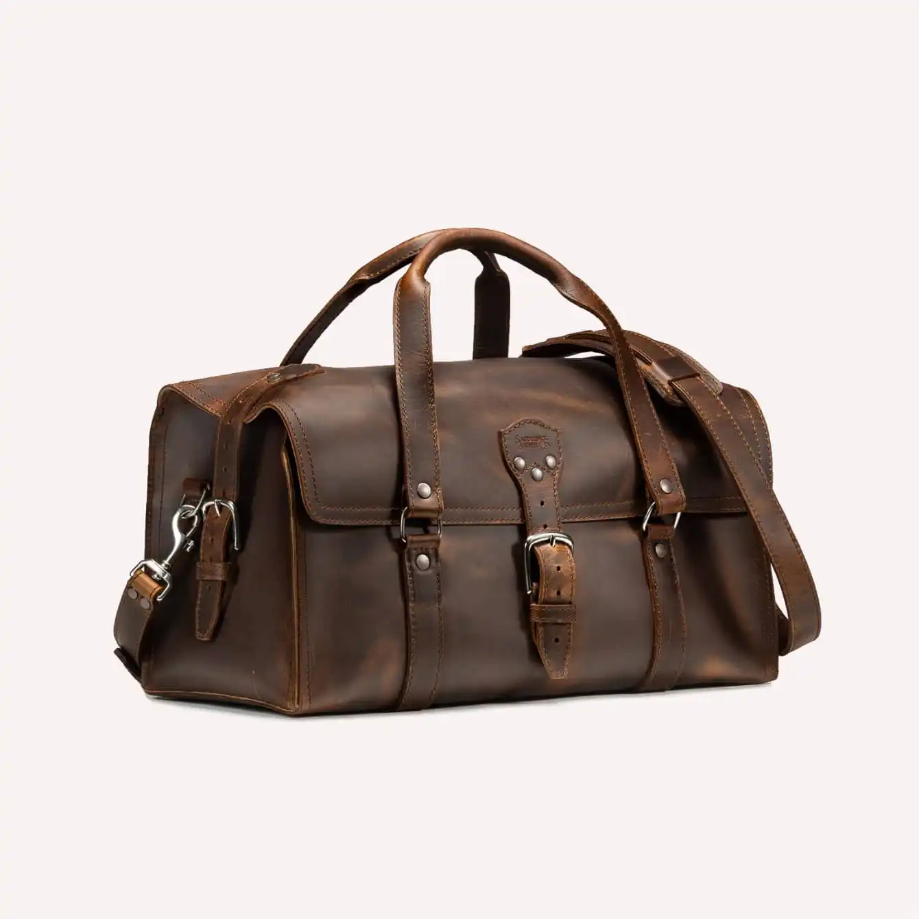 Saddleback Leather - Three Strap Leather Duffle Bag