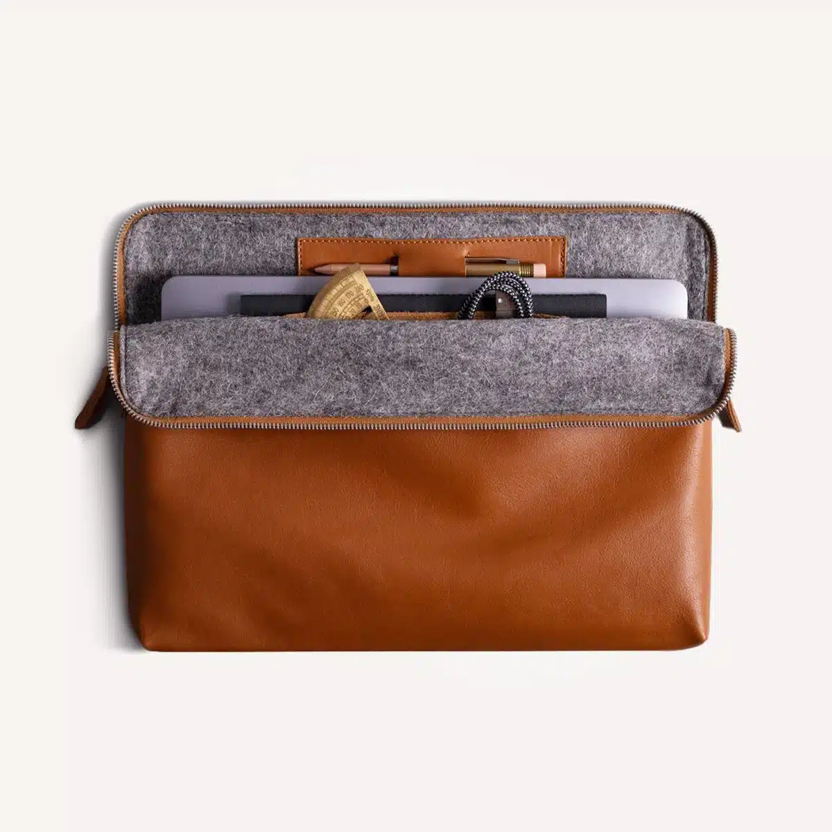 Harber London Leather MacBook Carry All