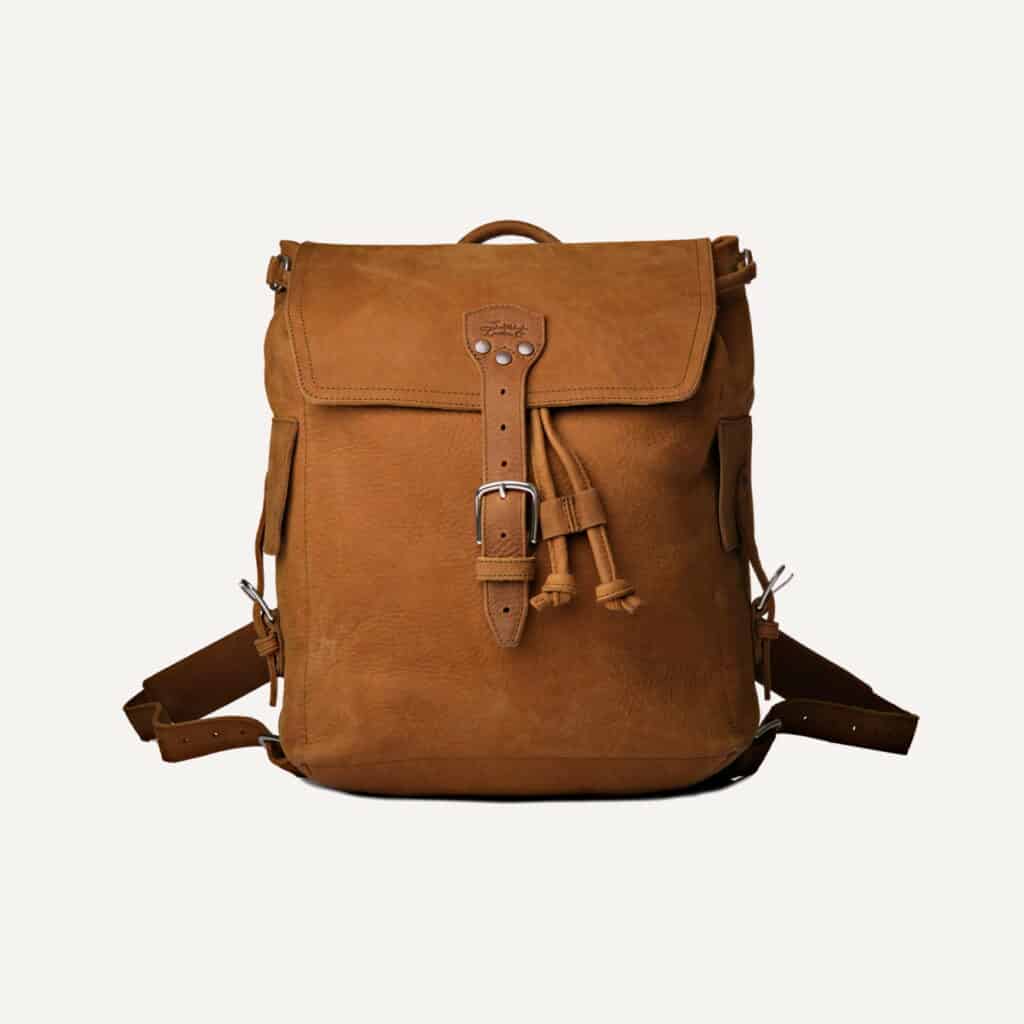 Saddleback Leather Drawstring Backpack