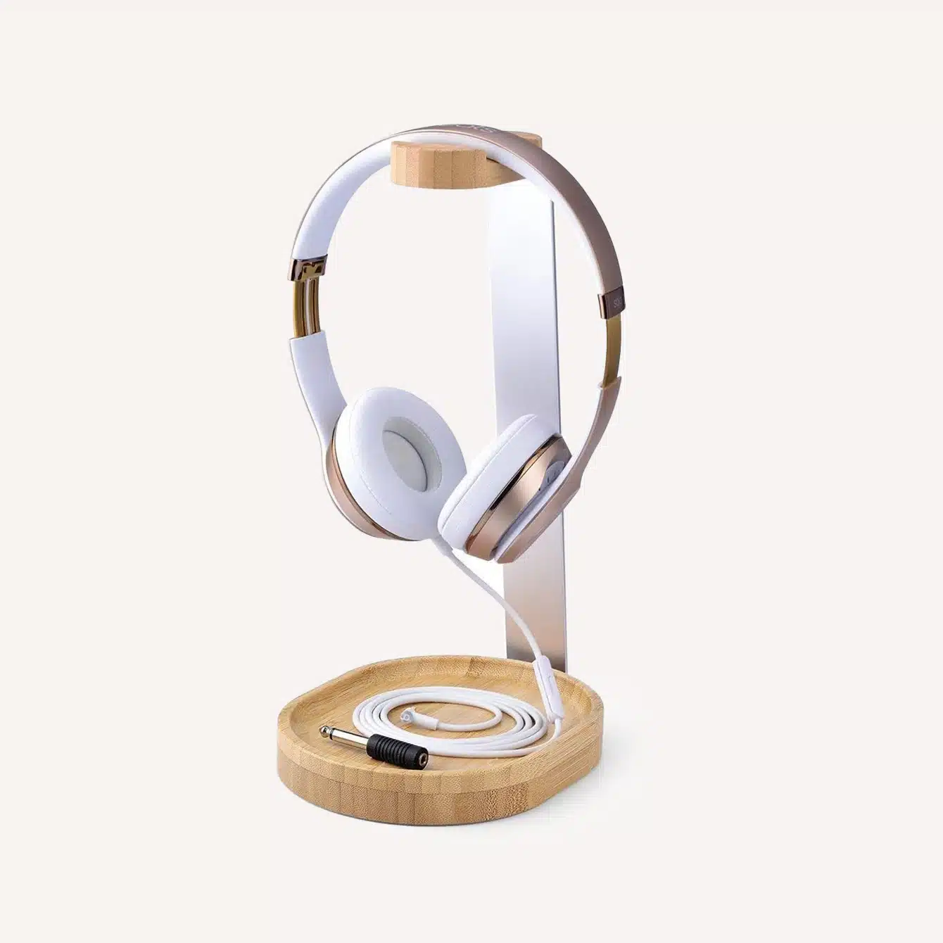 Avantree Universal Wood and Aluminum Headphone Stand