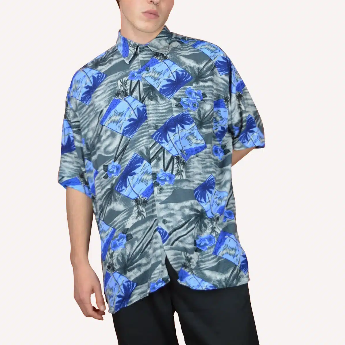 Hanger Vintage Graphic Abstract Print Shirt