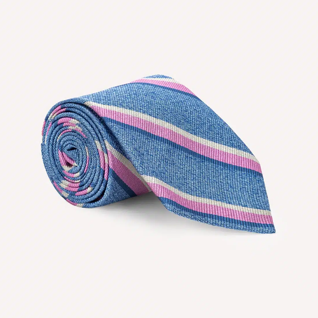Mountain and Sackett Ingram Blue Stripe Tie