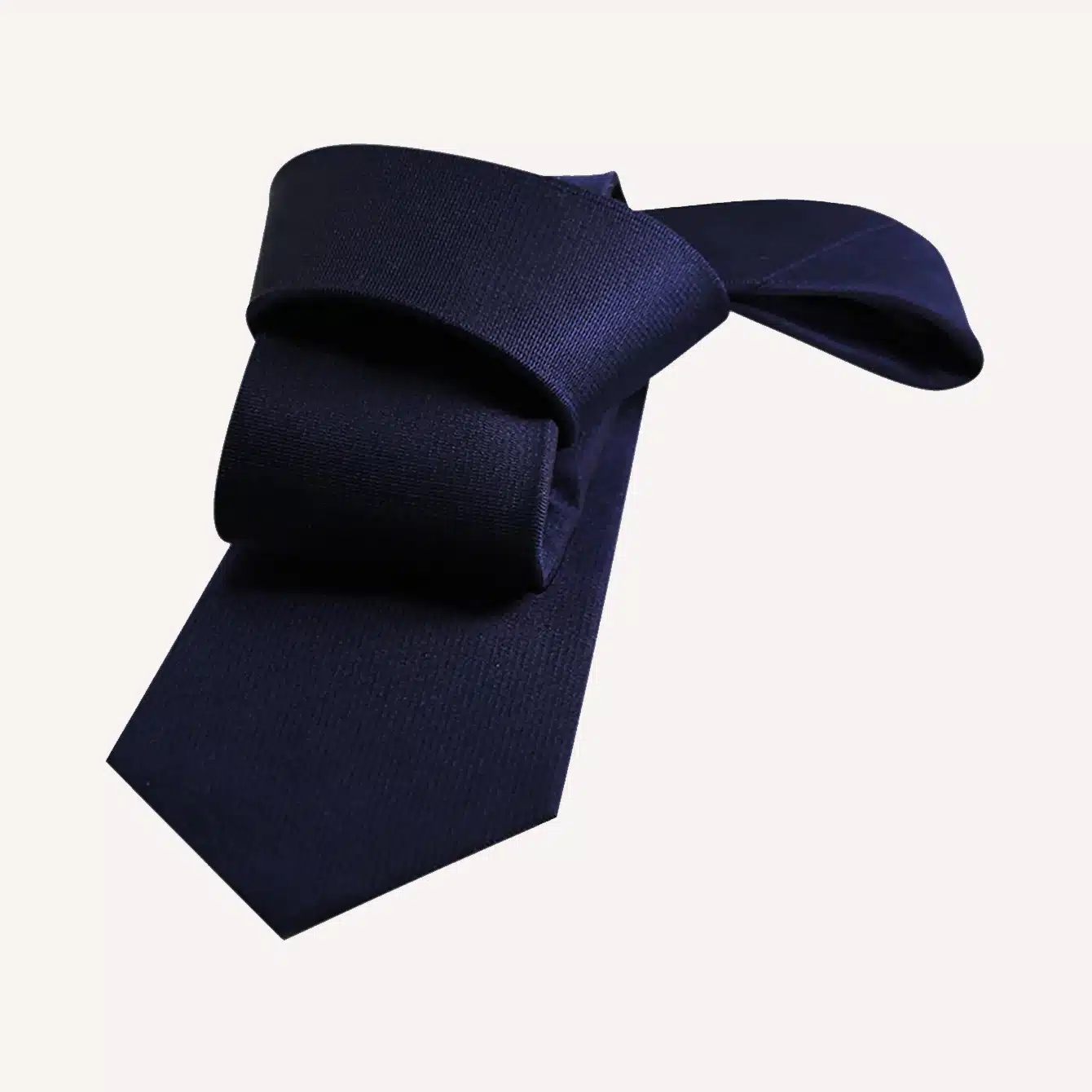 The Dark Knot Winsted Blue Silk Tie