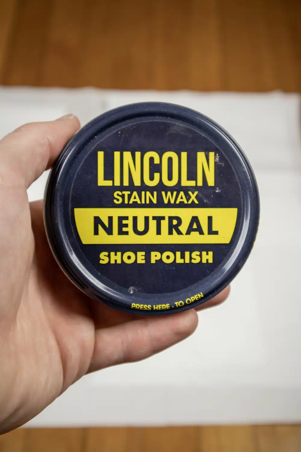 Lincoln Stain Wax Neutral Shoe Polish