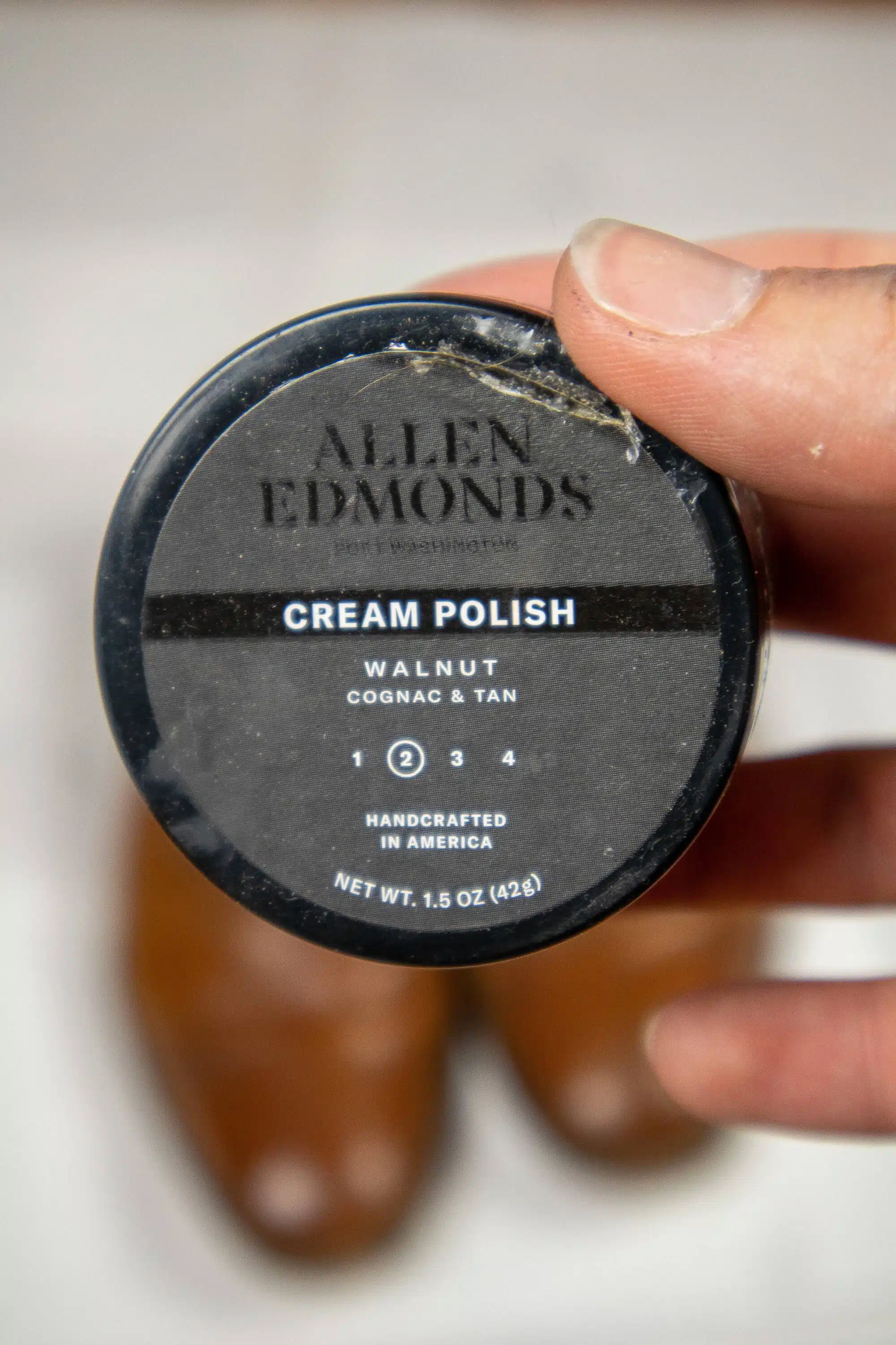 Allen Edmonds Cream Polish