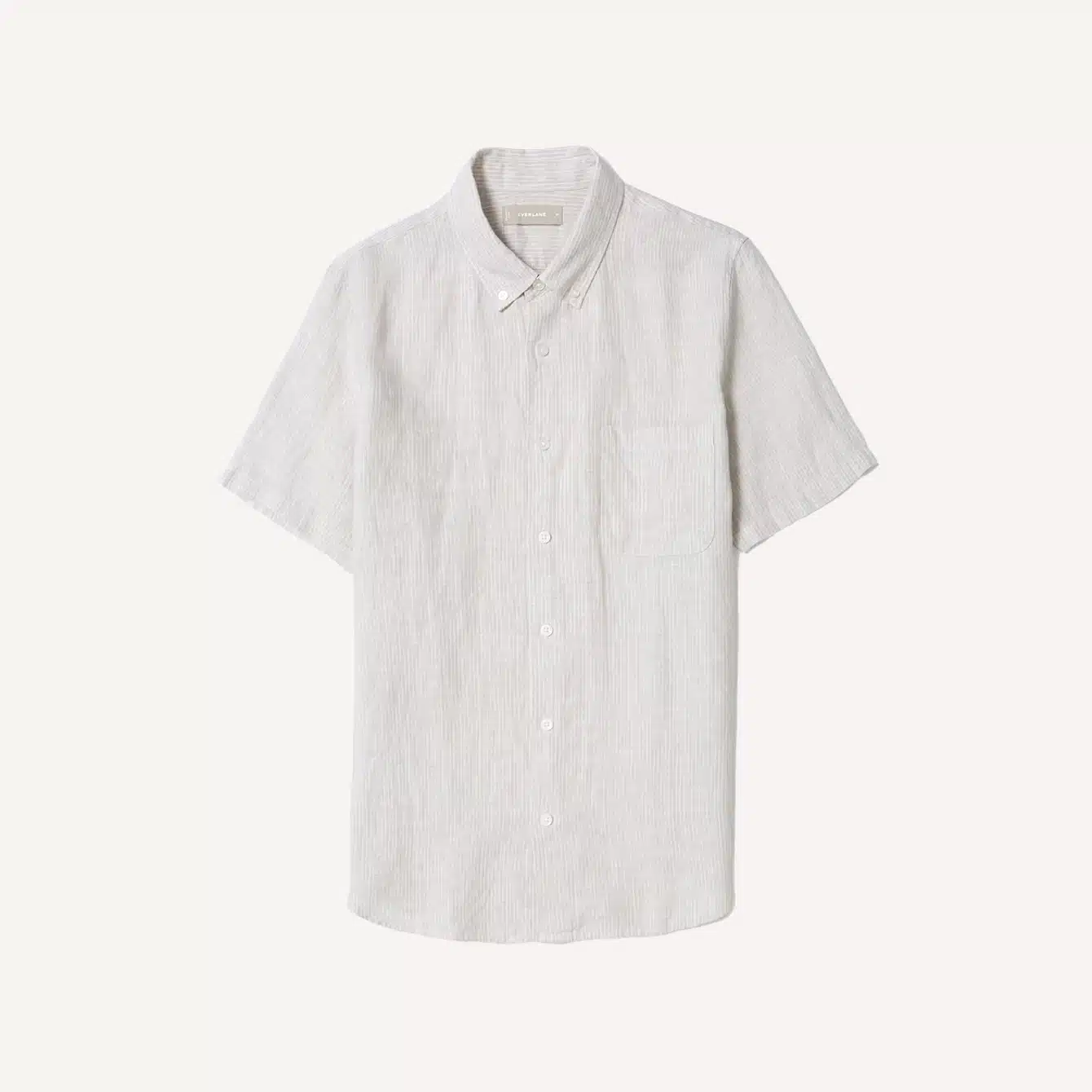 Everlane Linen Short Sleeve Standard Fit Shirt