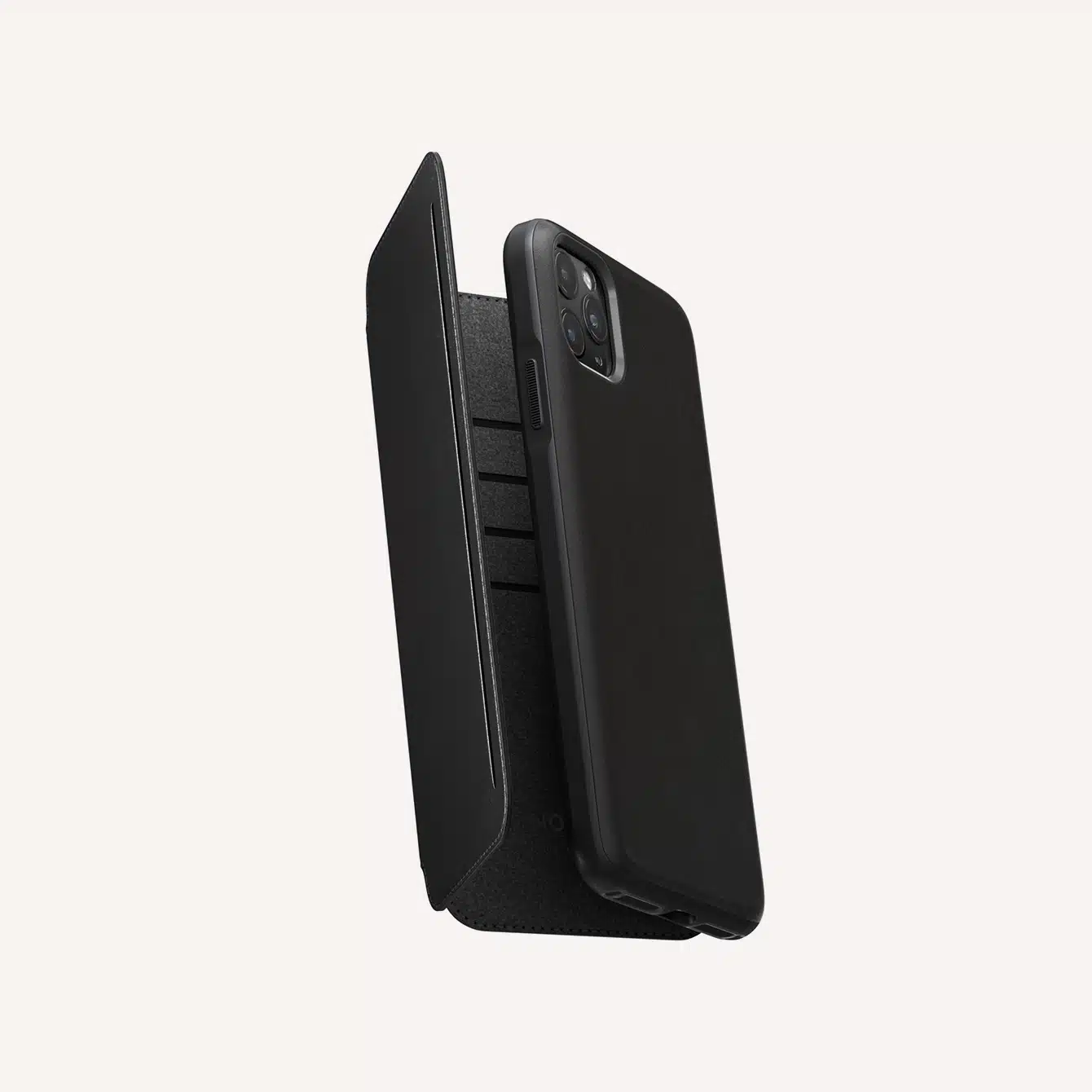 Nomad Goods Modern Leather Tri Folio Phone Case