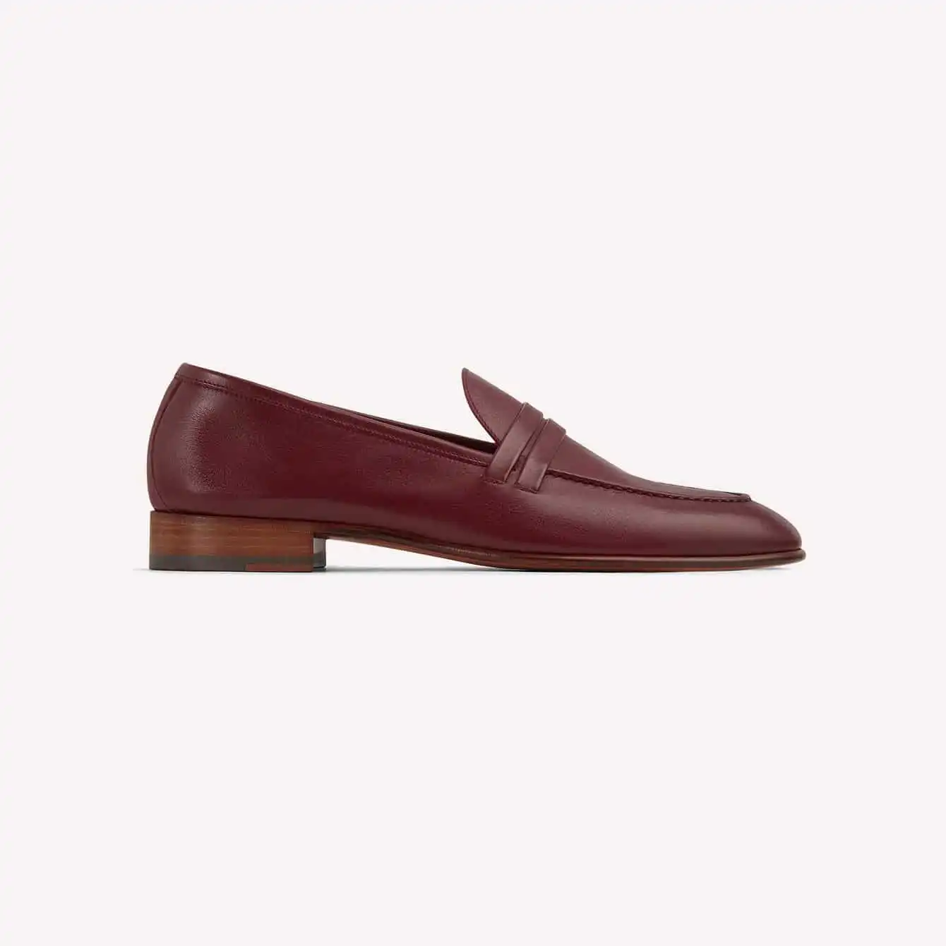 Malone Souliers - Luca Leather Loafer Burgundy