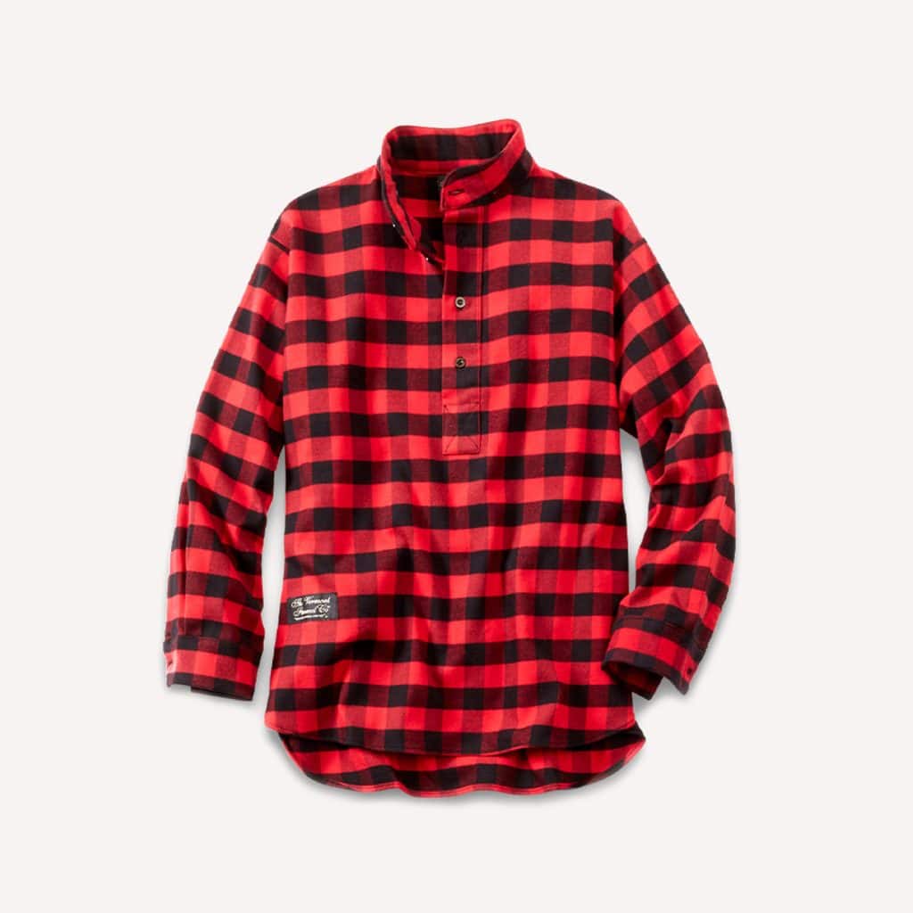 The Vermont Flannel Company Henley Flannel Shirt