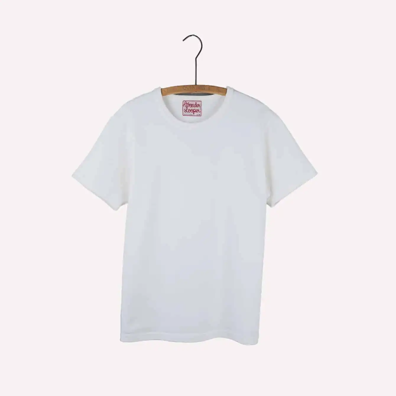 Wonder Looper - Camiseta Gola Redonda Branca