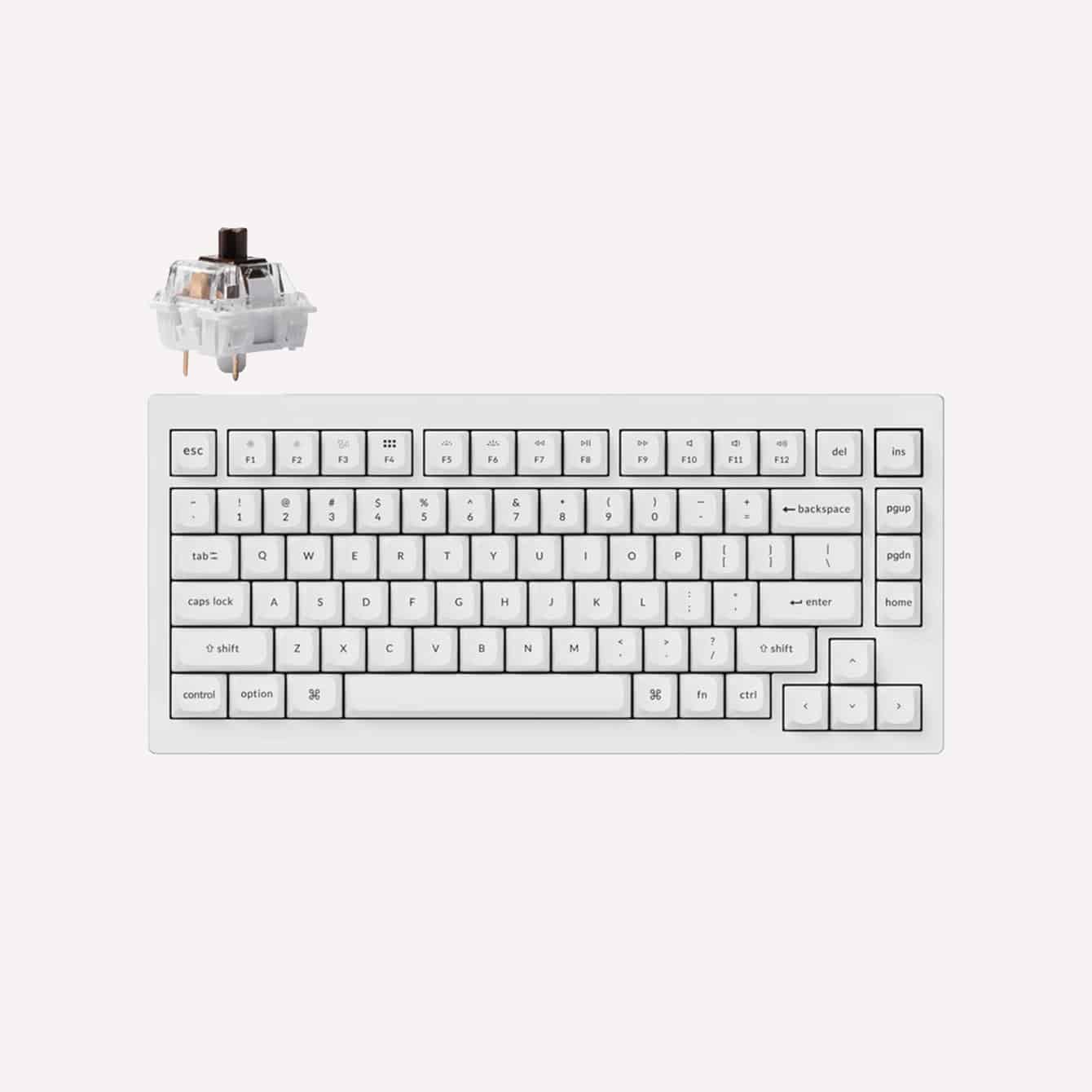 Keychron - V1 Wired Custom Mechanical Keyboard