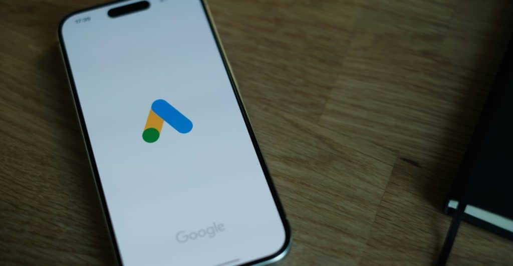 The screen of the Google Pixel 9a displaying the Google logo.
