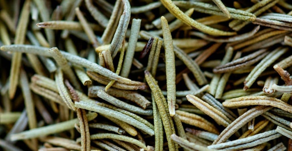 Close-up of dried valerian root.