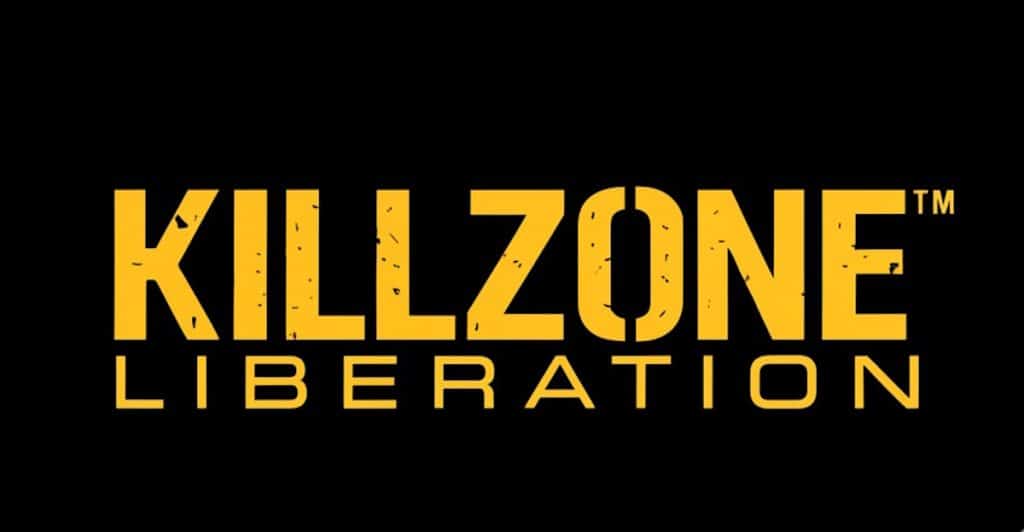 An image with the workd "Killzone: Liberation" written against a black background. 