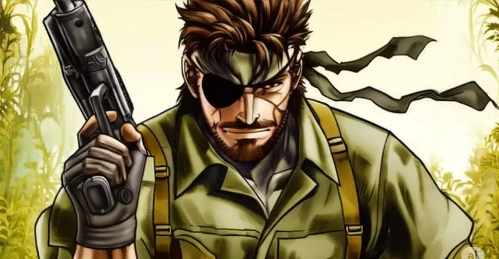 Picture of Big Boss from the Metal Gear Peace Walker game. 