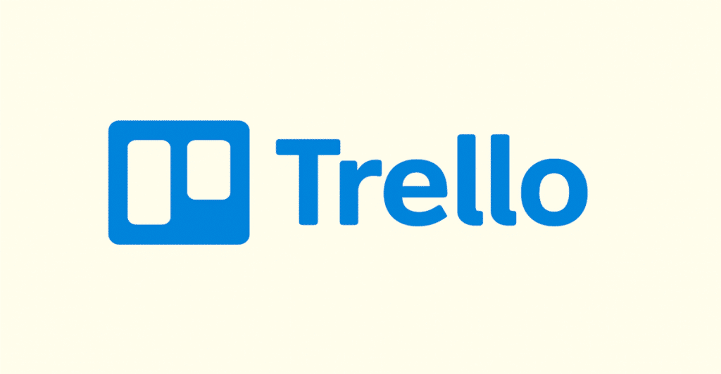The Trello app logo, featuring a blue rectangle with two white vertical bars inside, next to the word "Trello".