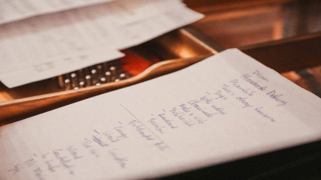 A list filtering potential partners with intentional dating questions