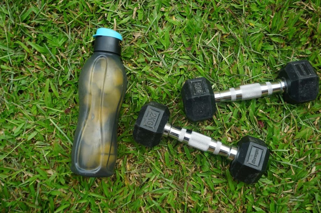 A ready to drink for gym and a equipment