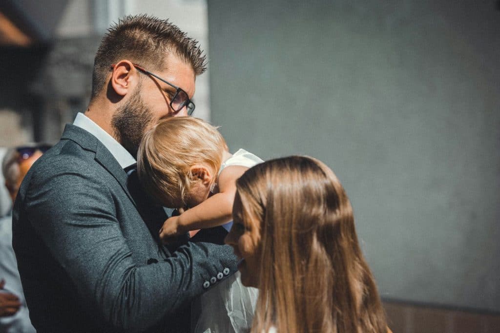 A man with his own family 