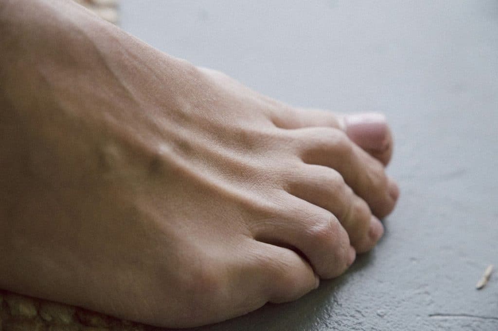 A man’s foot