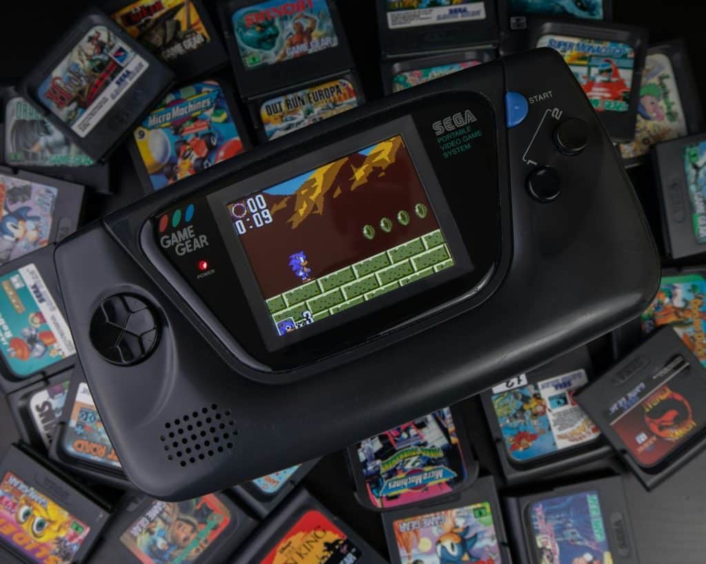 Sonic game in Sega.