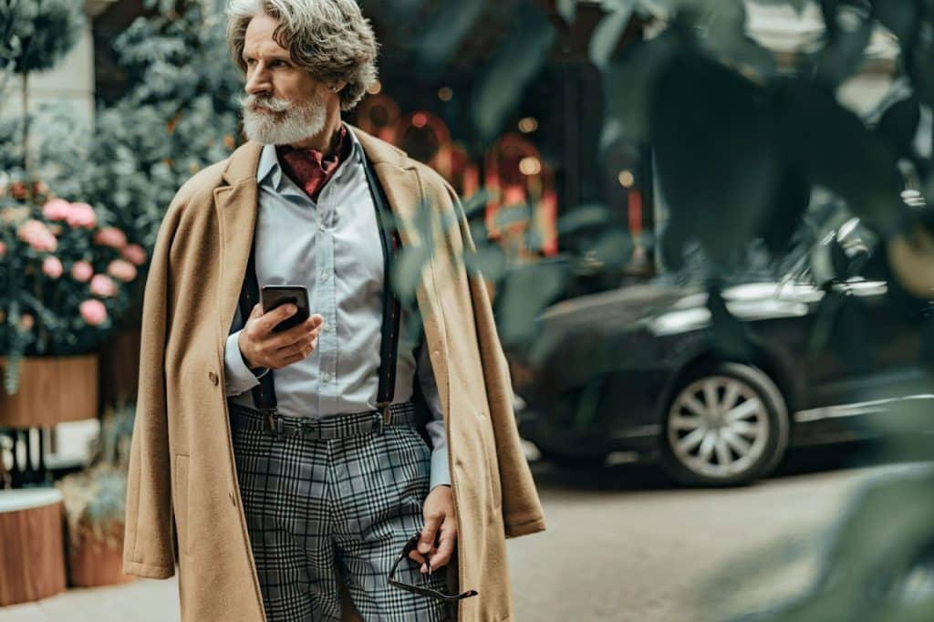 A gentleman with a good sense of fashion.