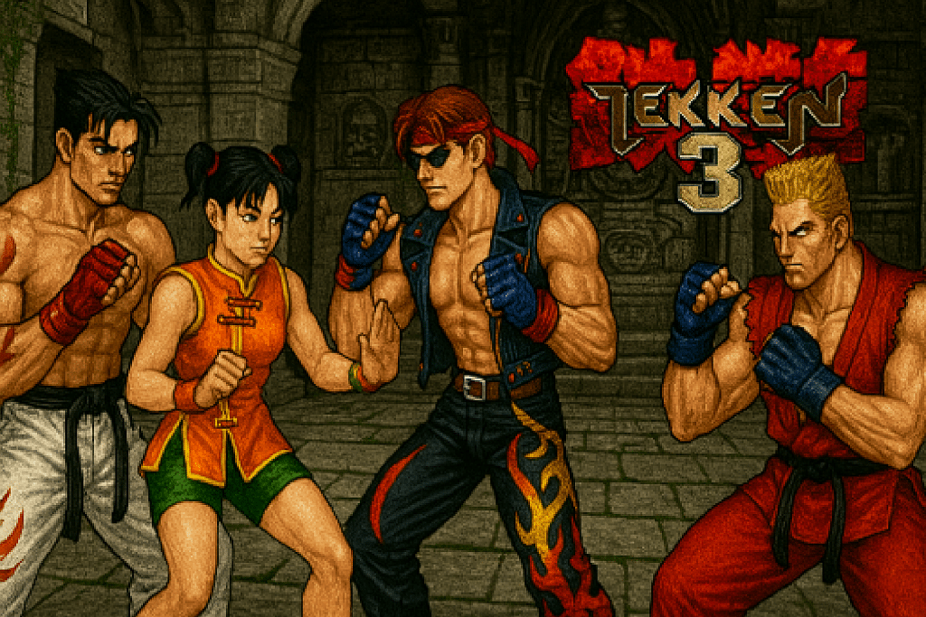 An image of showing the Tekken 3.