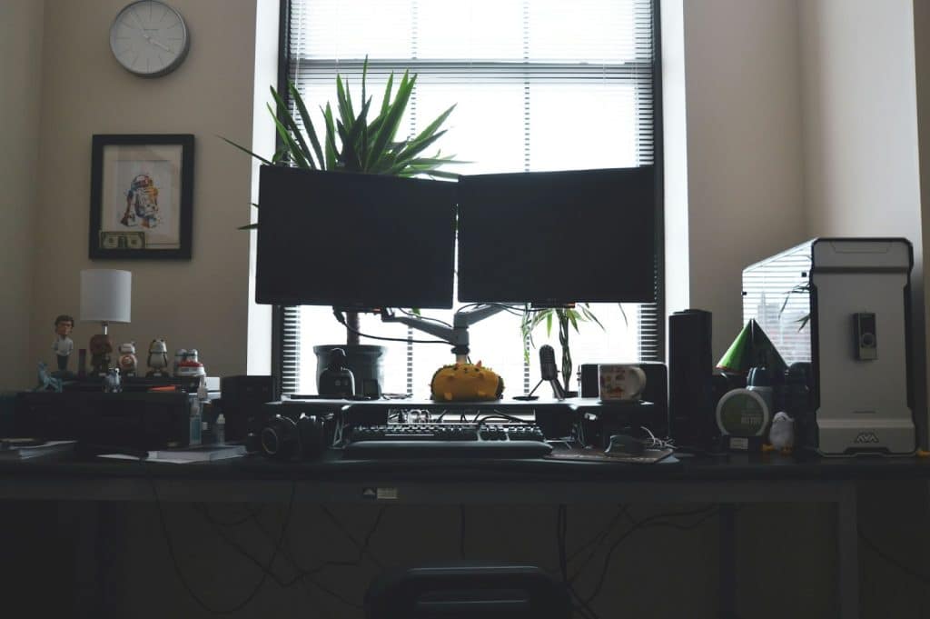 A picture of a technology owned by someone 