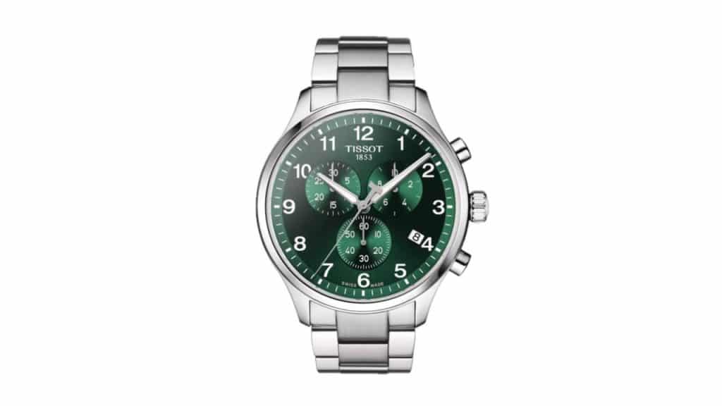 A photo of a Tissot Chrono XL on a white background.