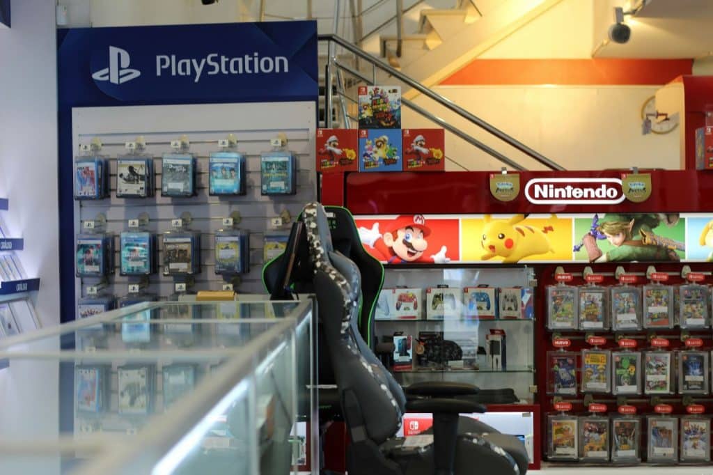 A picture of playstation store.