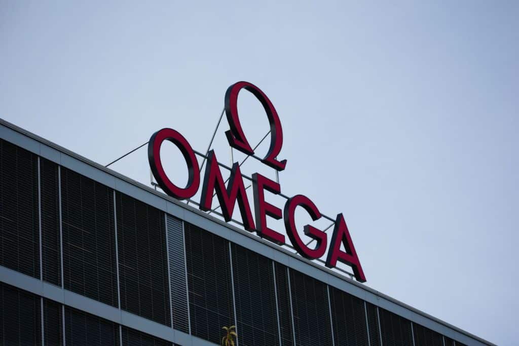 A picture of Omega brand and its logo