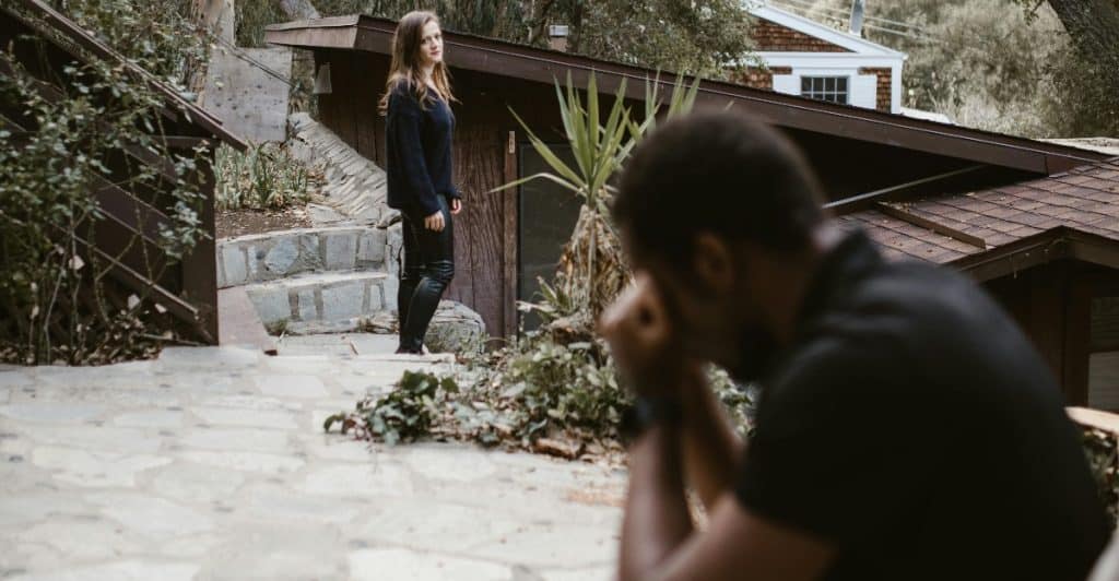 A couple appears emotionally distant, lacking meaningful conversation.