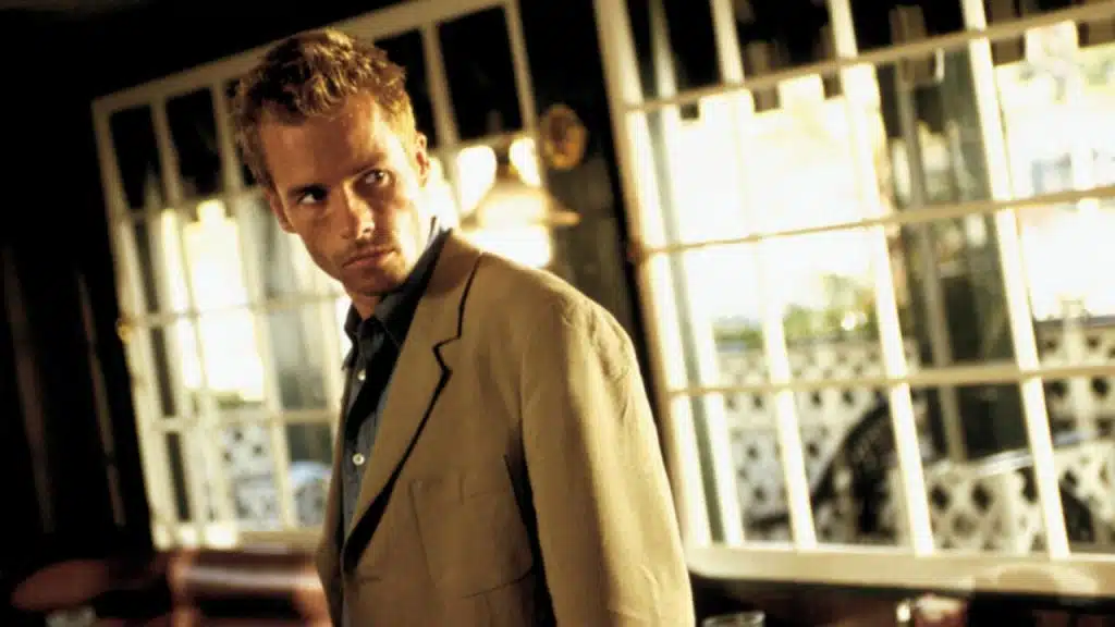 A still from the movie "Memento".