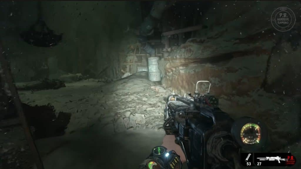 A picture of a game Metro Exodus.