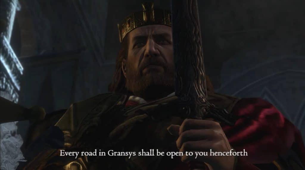 A picture of a king character in the game Dragon’s Dogma.