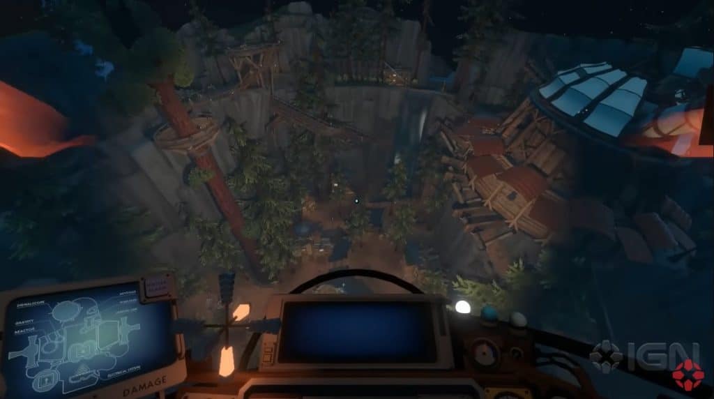 A picture of a gameplay from the game Outer Wilds.