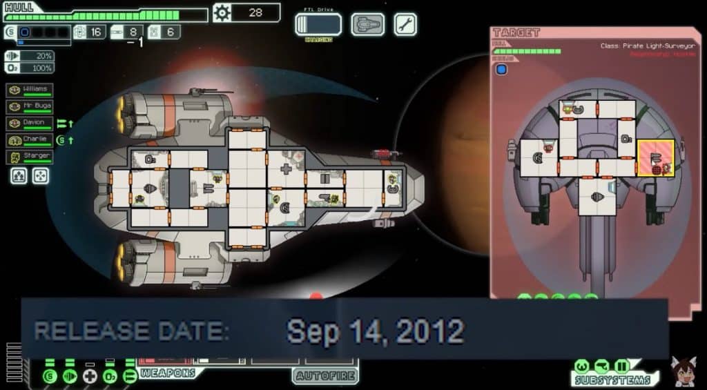 A picture of a spaceship outline.