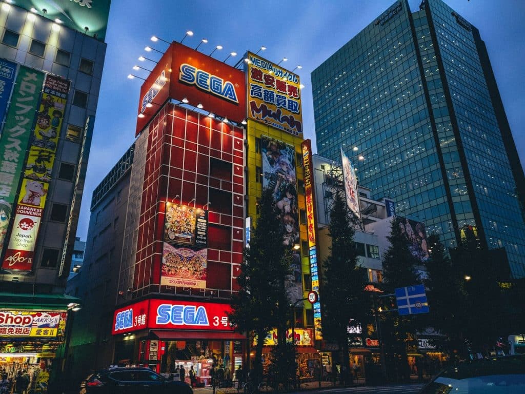 A picture of Sega building.