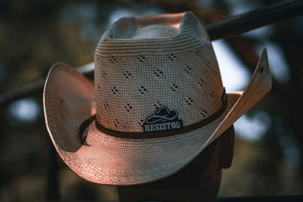 A man wearing a cowboy hat