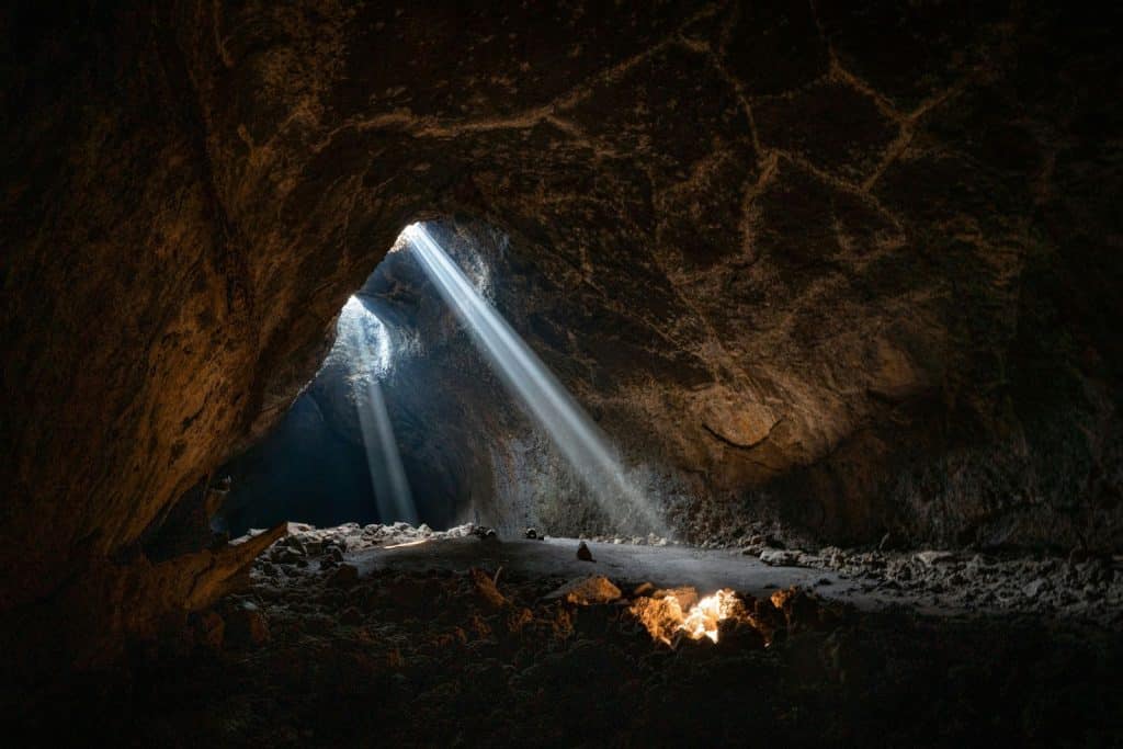 A picture of inside’s cave
