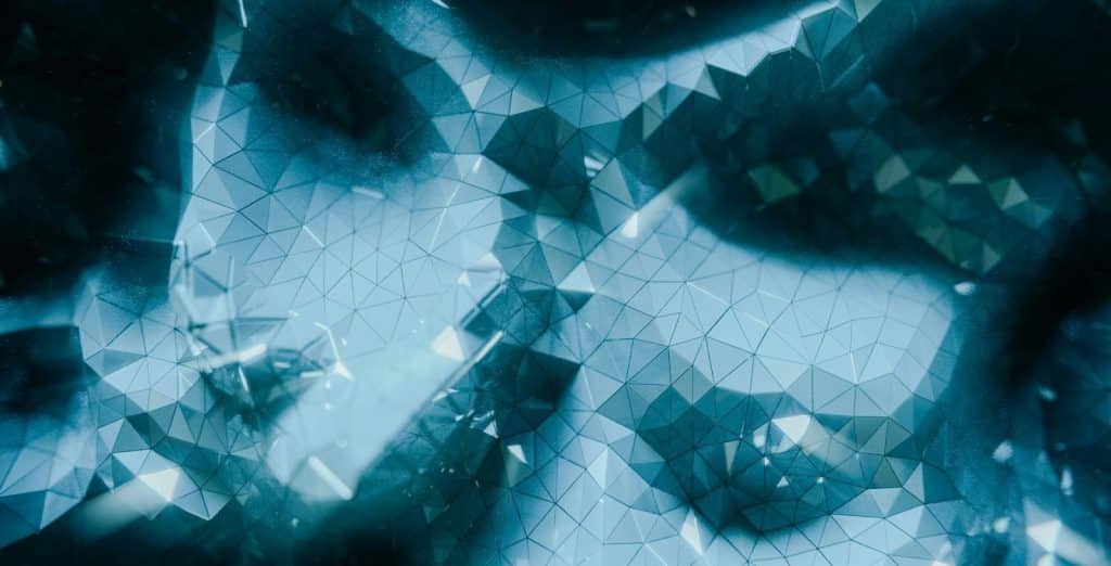 A cinematic picture of a glass tiles