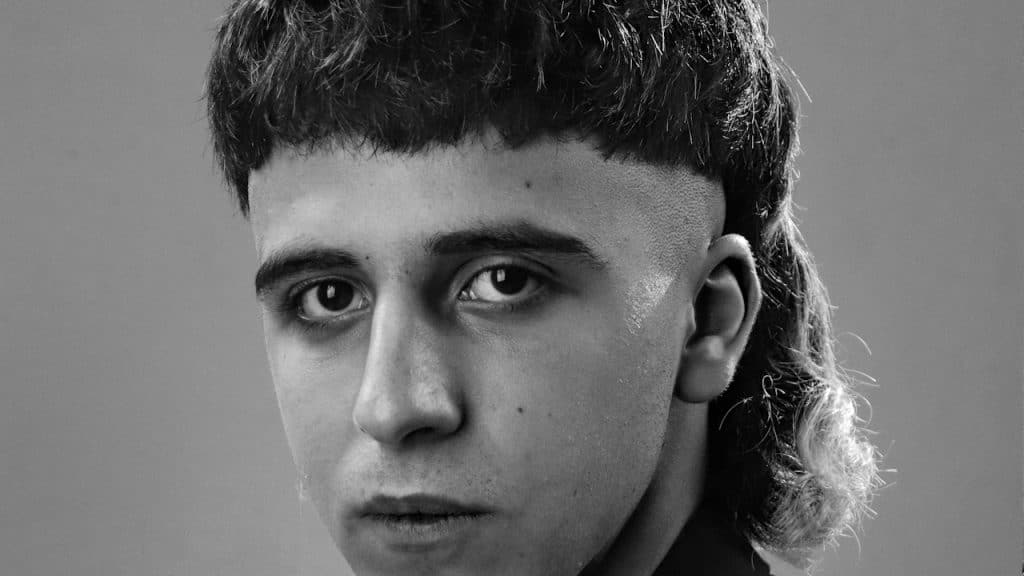 A man with a mullet