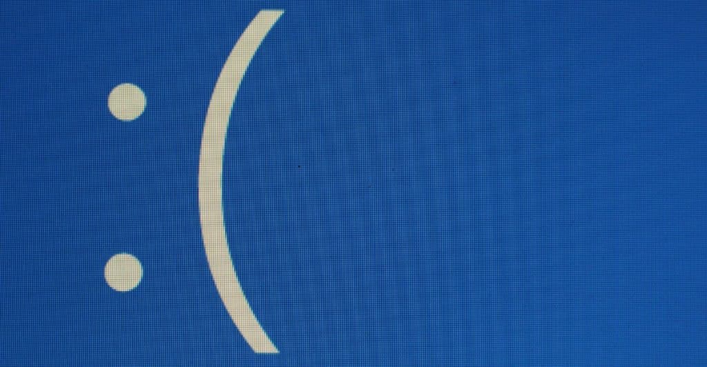 A sad face emoticon