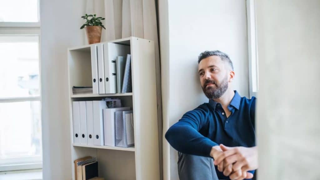 A man reflecting on new beginnings and relationship growth