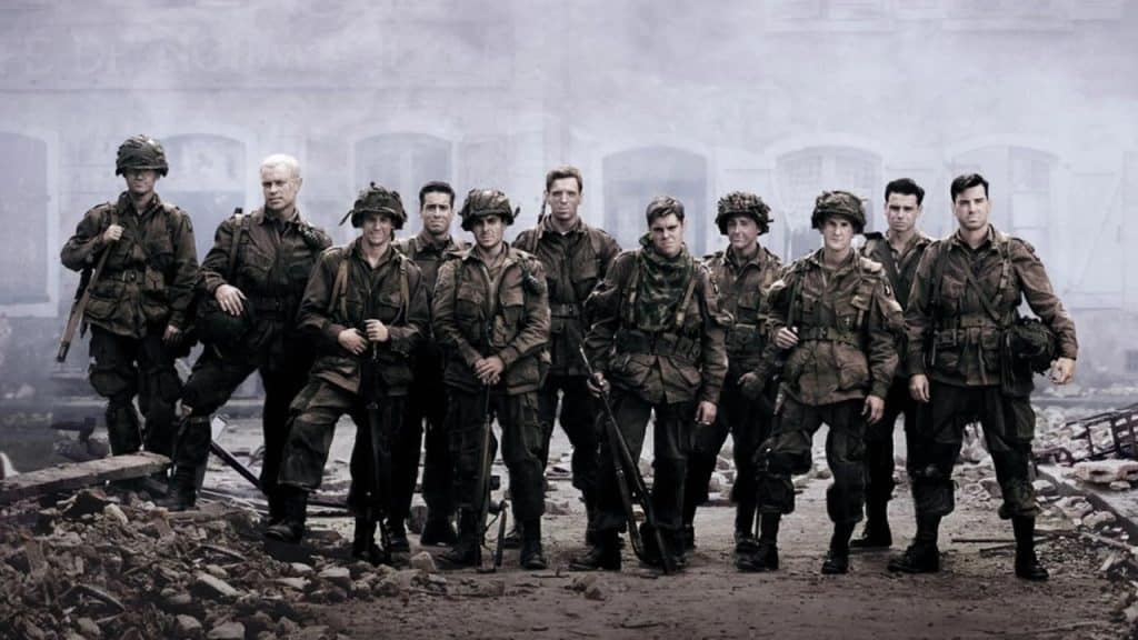 A group of soldiers posing for the camera.