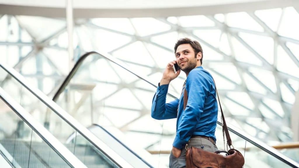Man walking home with confidence and peace.