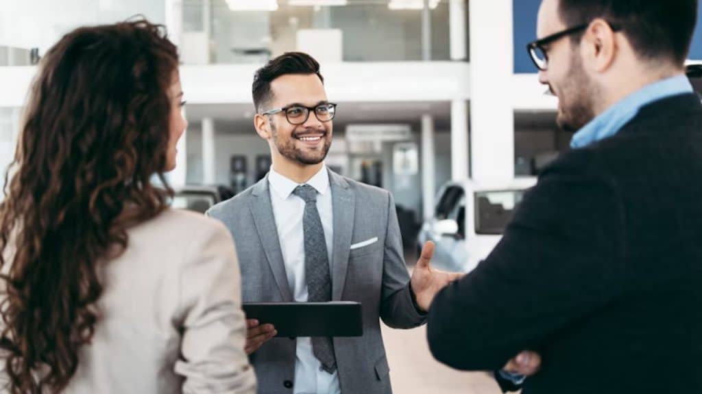 Man confidently saying no to extra work in favor of personal time.