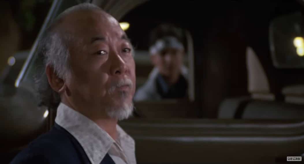 A picture of Miyagi from The Karate Kid