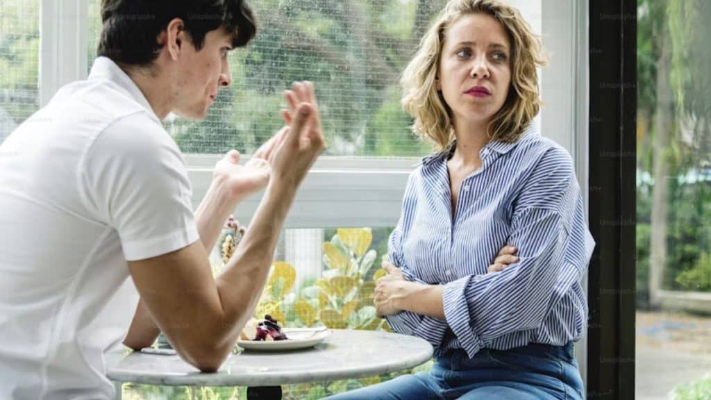 Man using “I” statements to express emotions without blame.